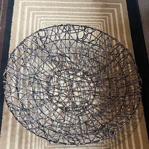 METSL WALL ART, basket design NEW